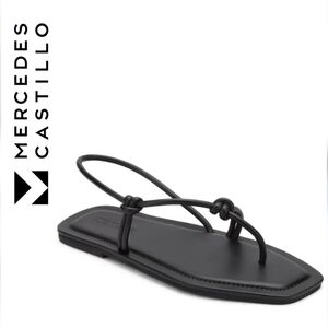 NEW Mercedes Castillo Julianna Napa Slingback Thong Sandals Size 7
